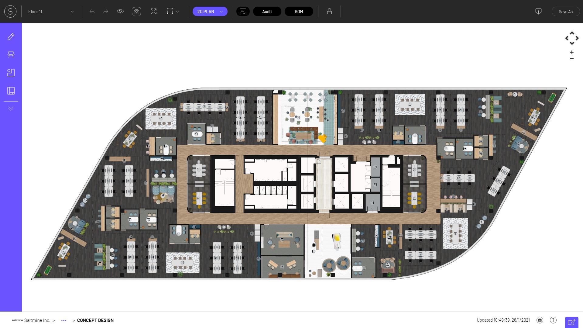 1. 2D view 1. 2D view